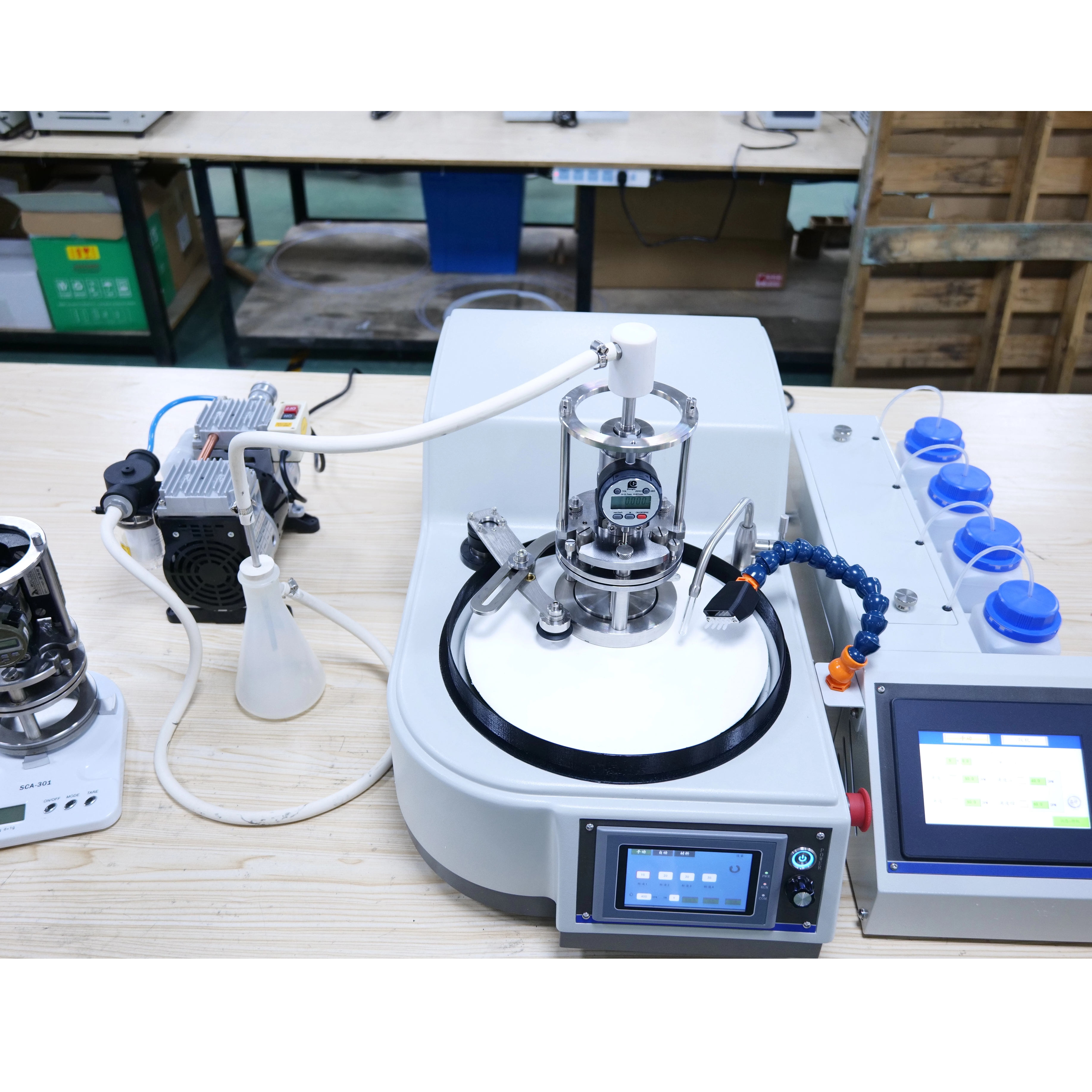 uPoli-1-300P/uPoli-2-400P precision grinding and polishing machine