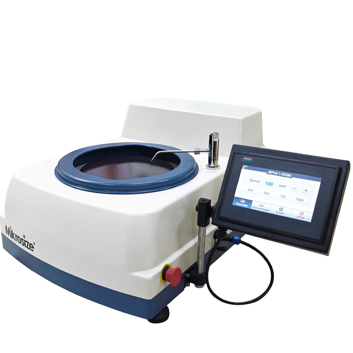 MPoli-1/2-250/300M Digital Manual Metallography Grinding Polishing Machine 