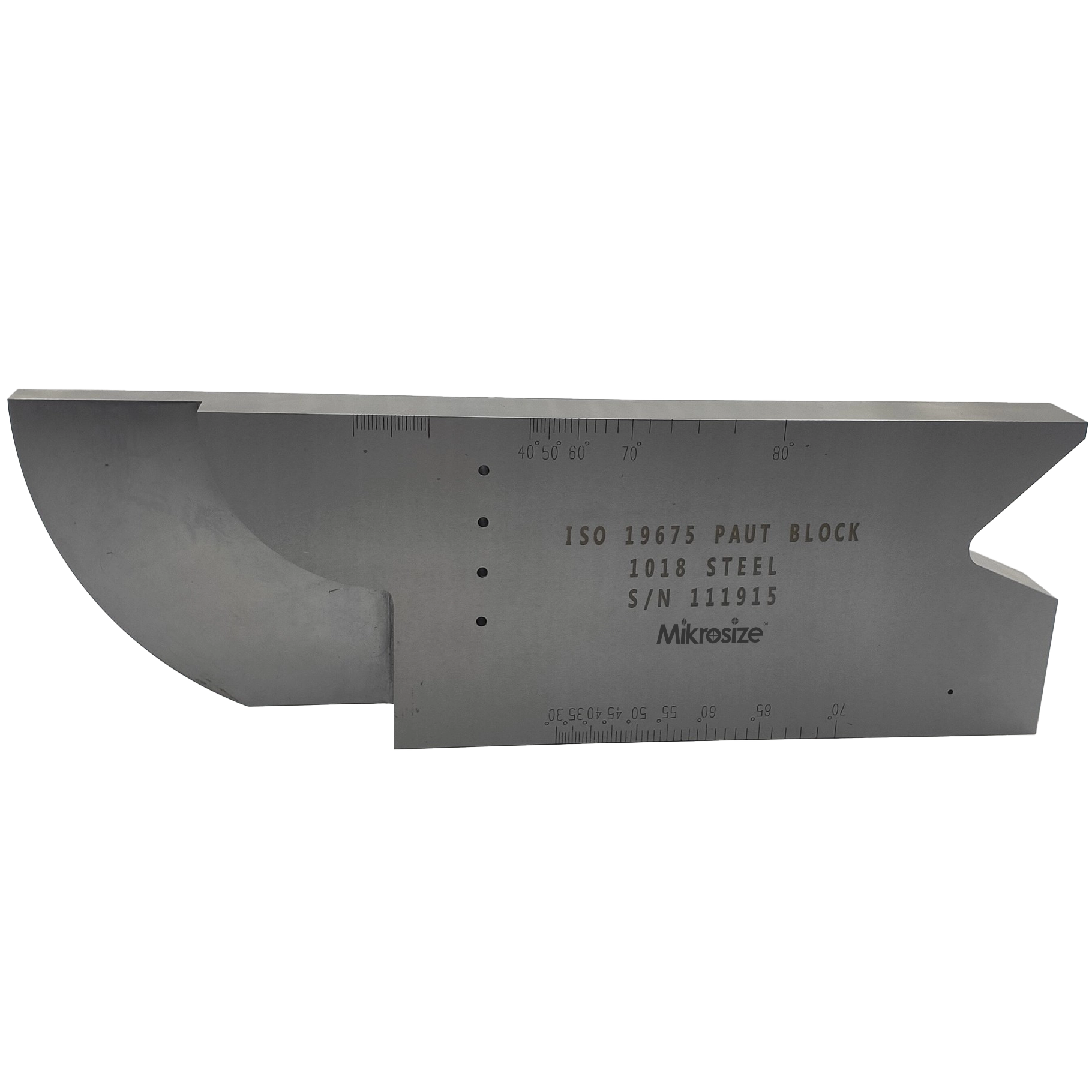 Standard Test Block for Ultrasonic Tester