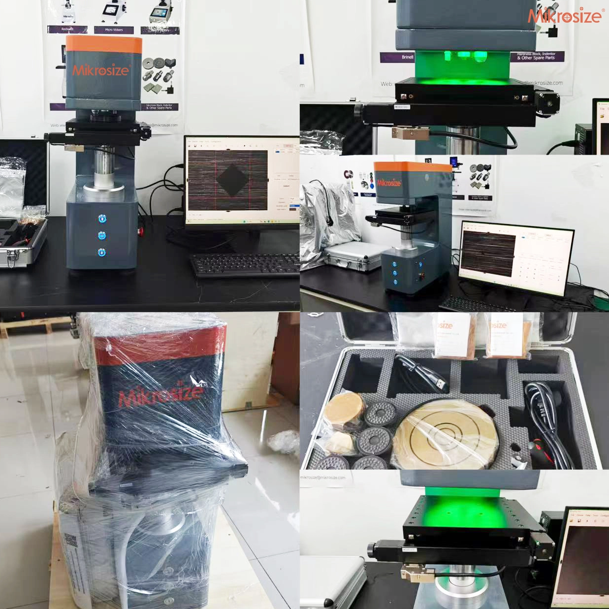 On-site training for the new Malaysia customer is complete. The hardness tester is now en route by sea.