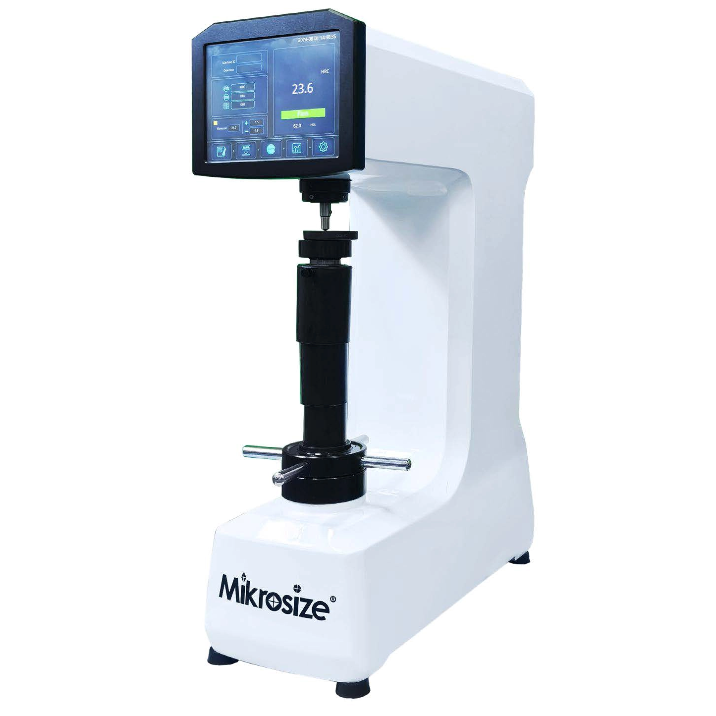 Summary of Mikrosize Touch Screen Rockwell Hardness Tester