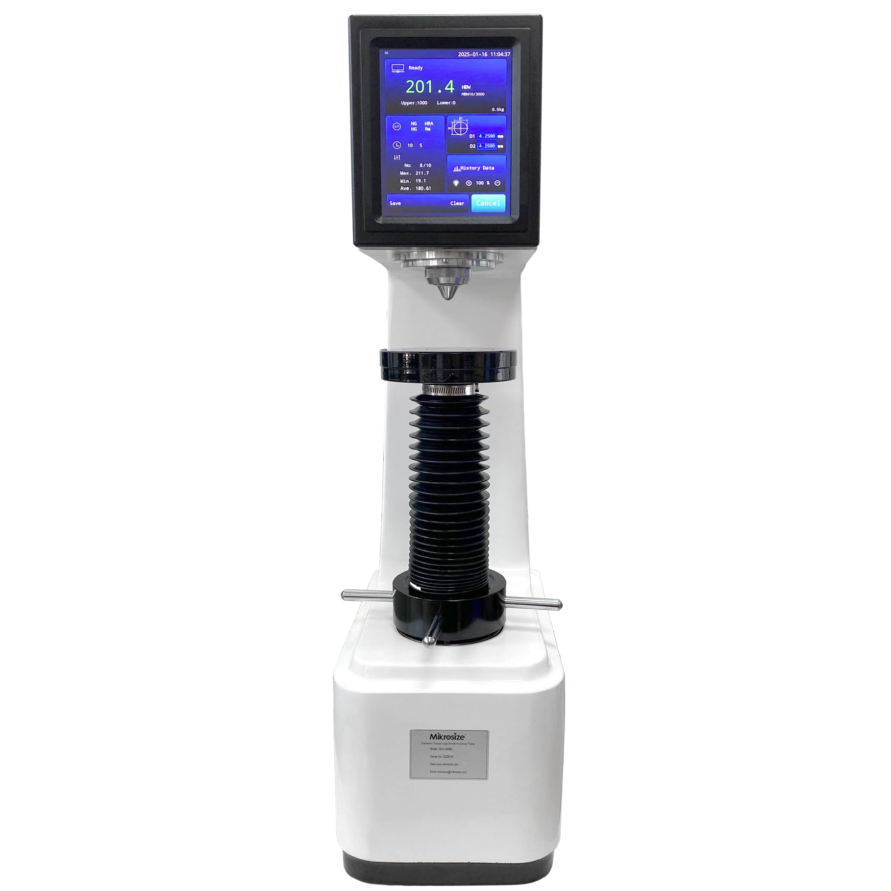 Mikrosize’s Digital Brinell Hardness Tester