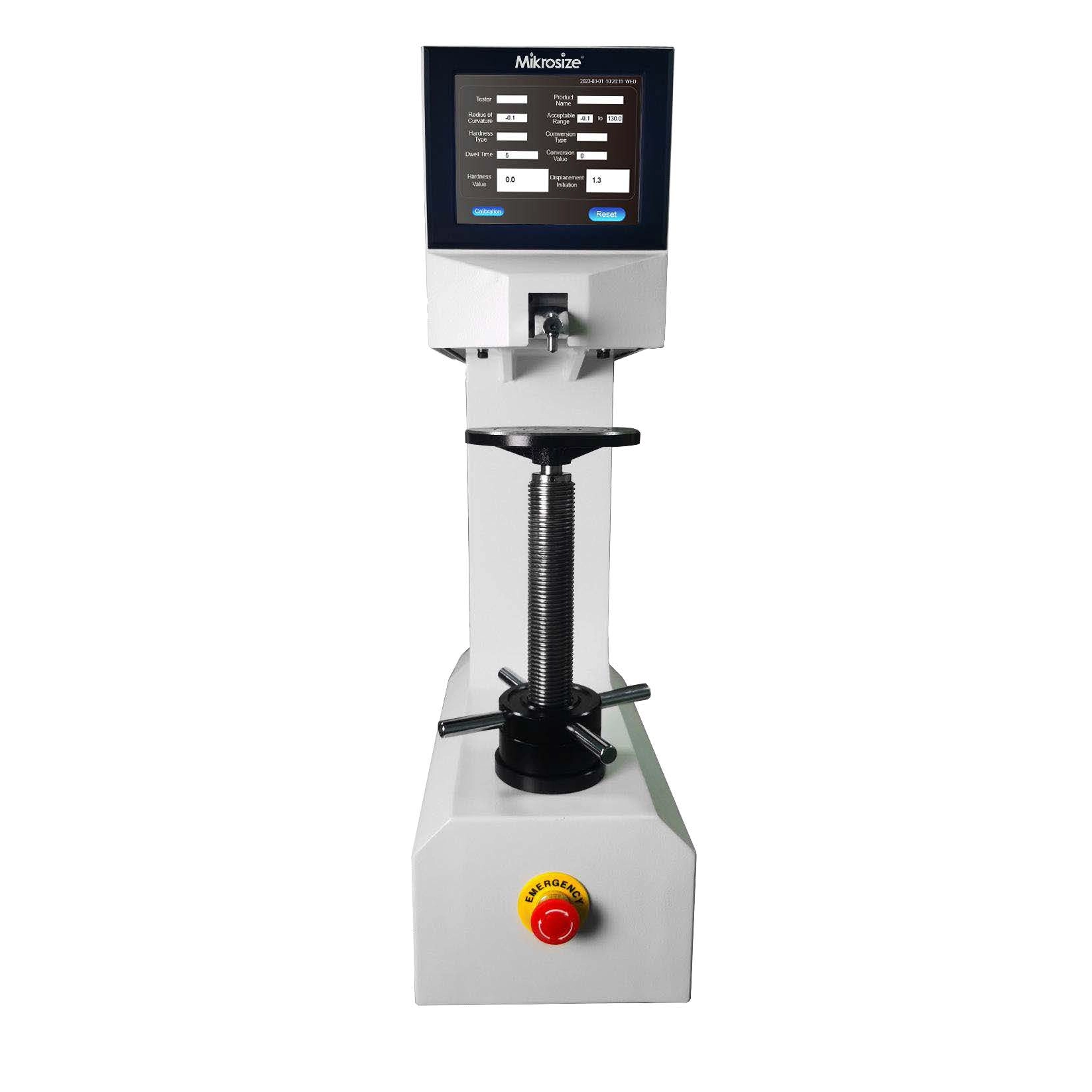 Touch Screen Rockwell Tester by Mikrosize