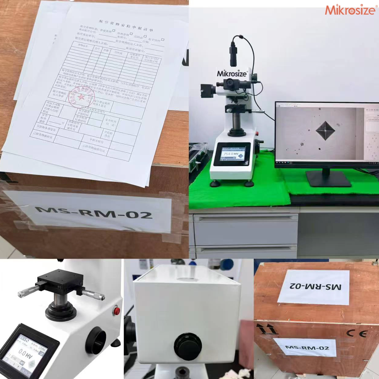 Shipment of the Vickers hardness tester for the Italy exhibition completed before Chinese Spring Festival.
