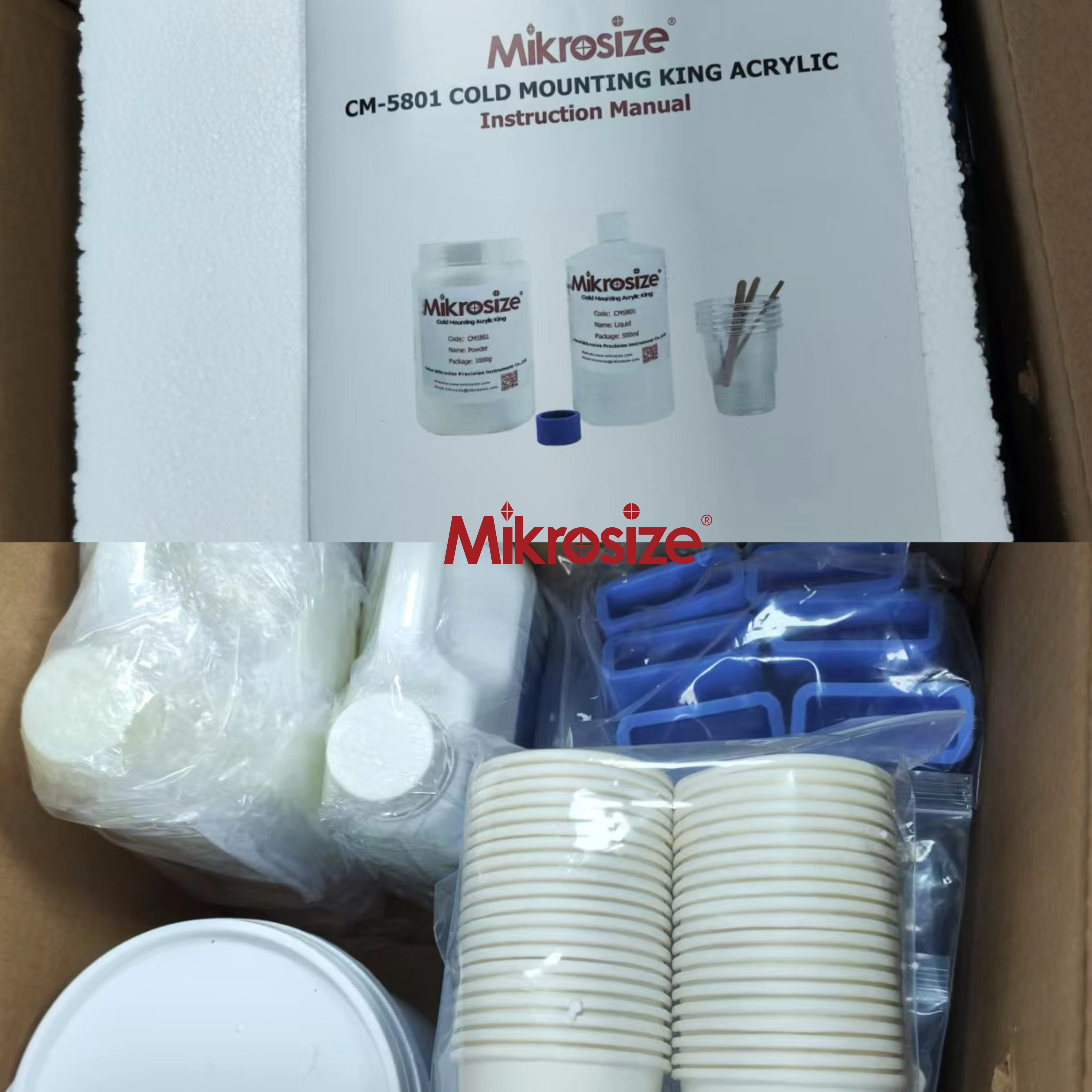 An old Vietnamese customer is purchasing metallographic consumables for the metallographic equipment.