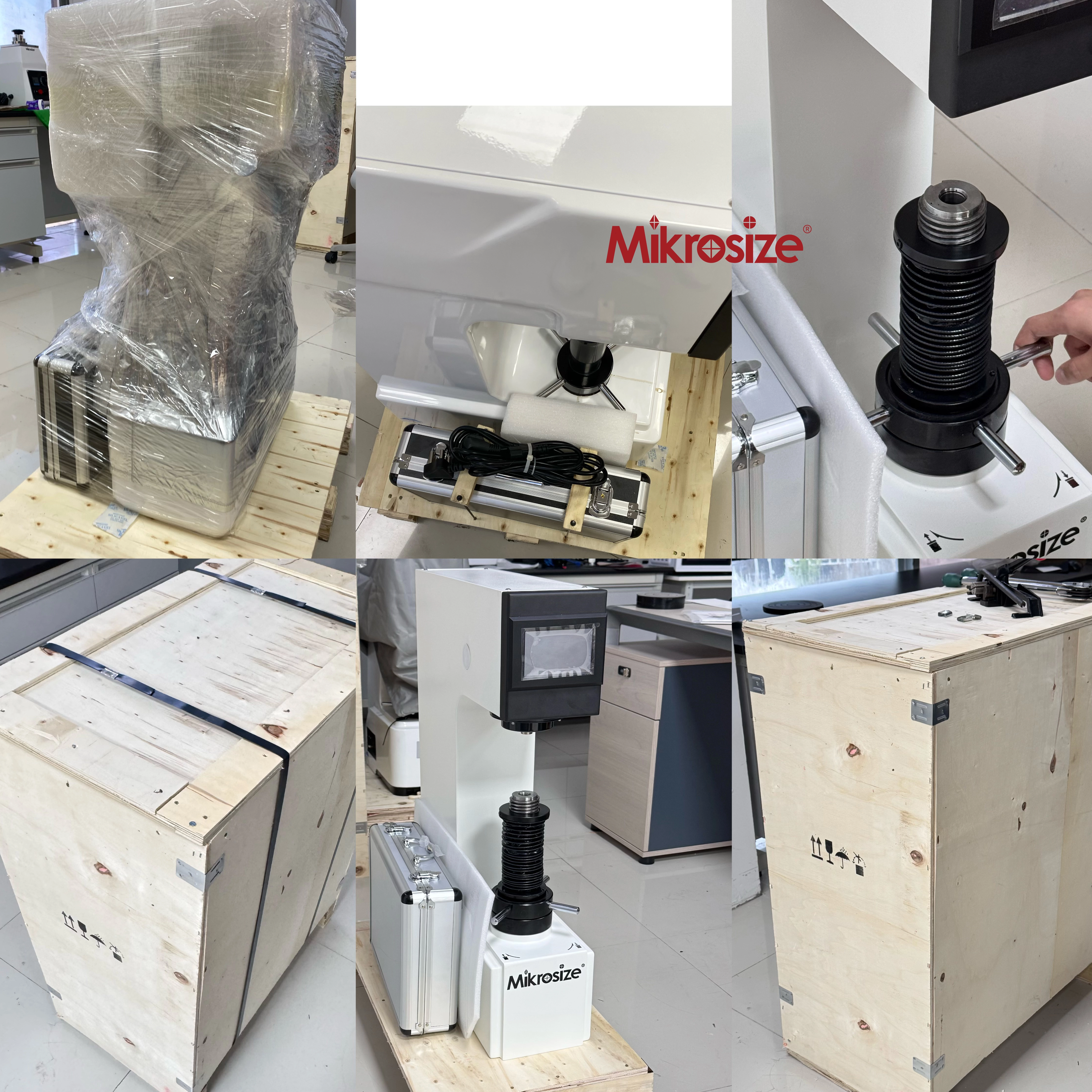 A customer from Poland contacted the freight forwarder on his own and picked up one Brinell-Rockwell-Vickers hardness tester. 