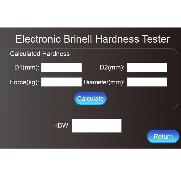 uBrin-3000E Electronic Touch Screen Brinell Hardness Tester 