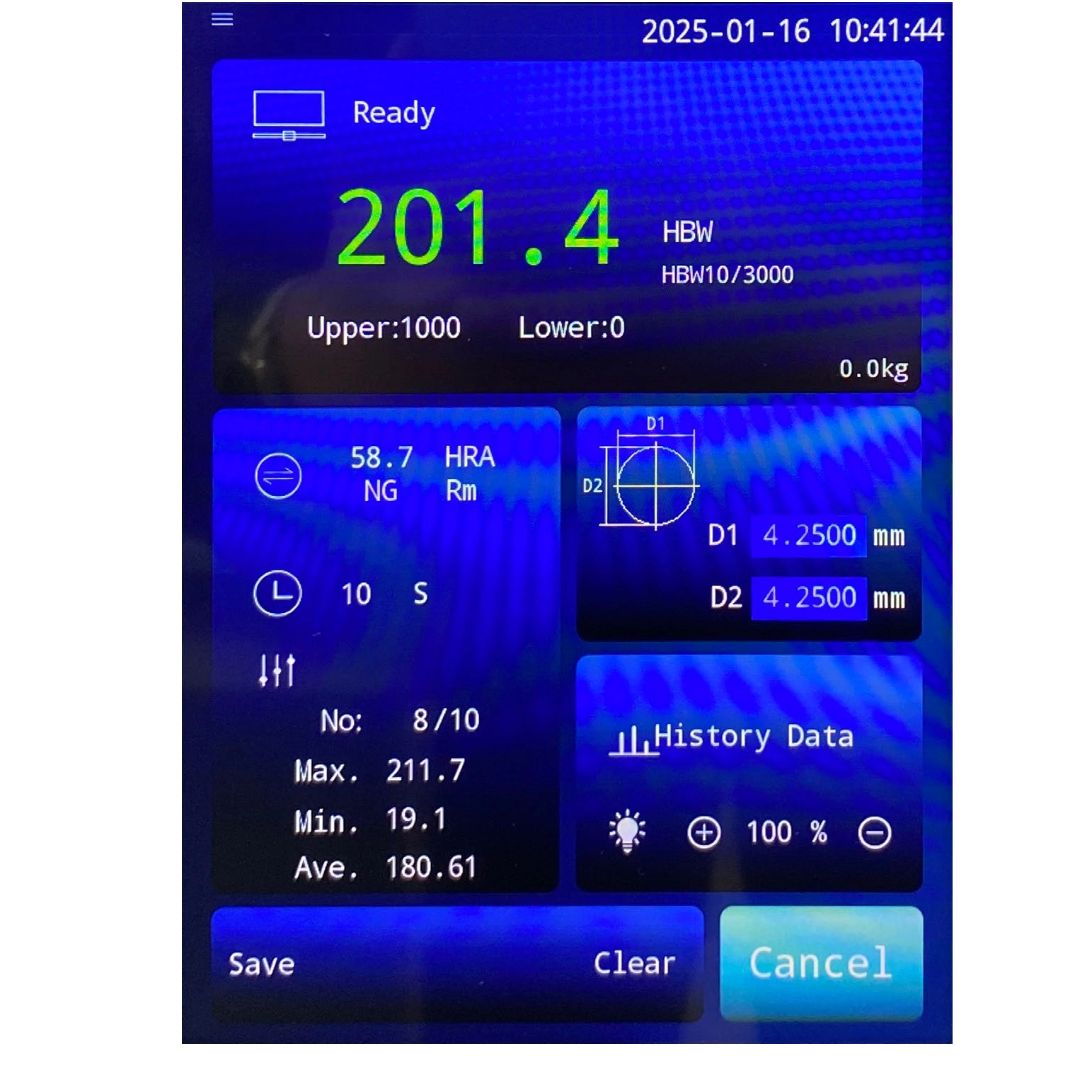 iBrin-3000E Electronic Touch Screen Brinell Hardness Tester