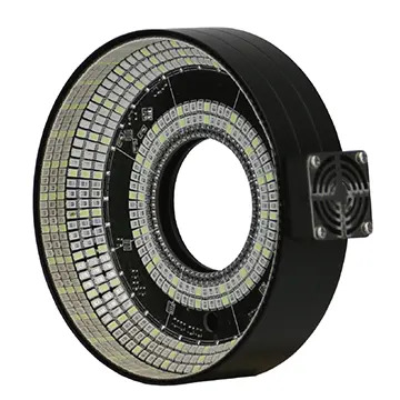 9 UWC6100—24向彩色电动升降程控防撞环形光源