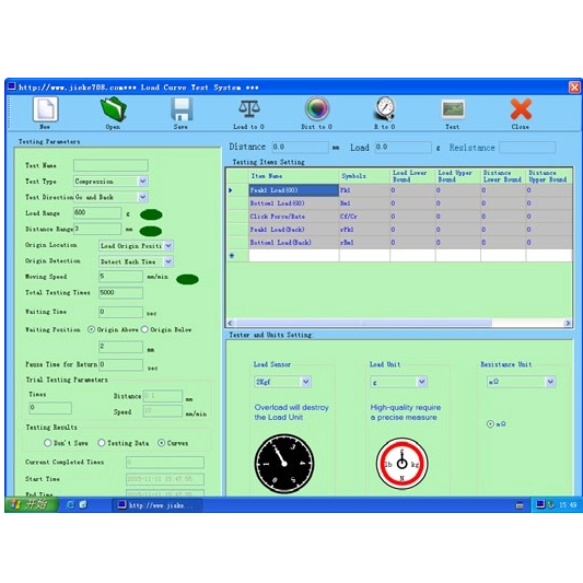 MS-1305R Automatic Load Displacement Curve Tester